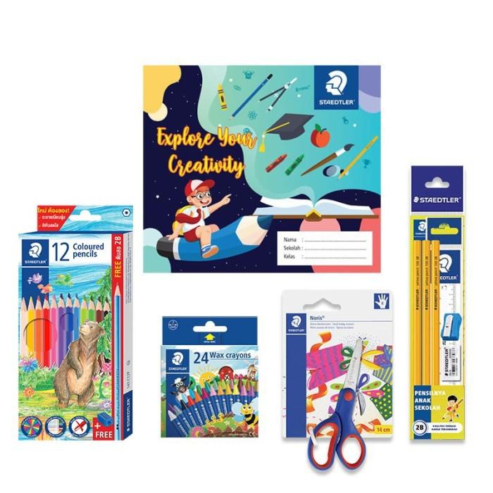 

STAEDTLER Paket Mewarnai TK - Free Buku Gambar Best Seller