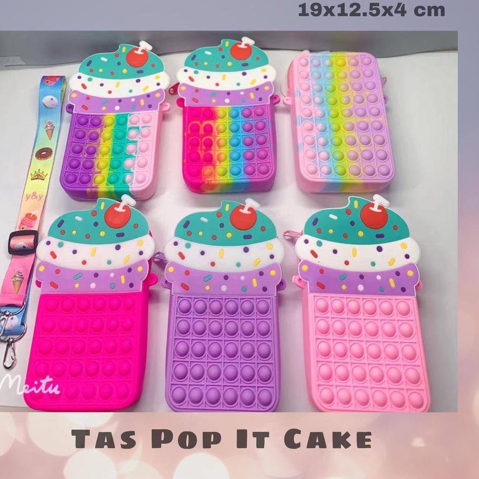 Promo Meriah Tas Handphone Unicorn Pop It besar untuk handphone / tas pop it selempang tas hp