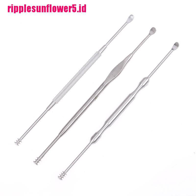 Set Earpick / Korek Kuping Bahan Stainless Steel