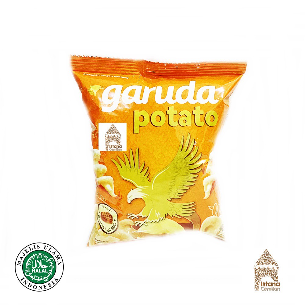 Garuda Potato Rasa Daging Sapi BBQ 15 Gram