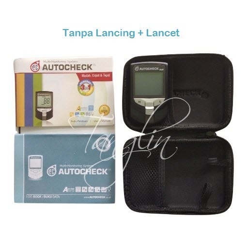 Autocheck GCU 3 in 1 alat test darah gula asam urat (No Free Strip)