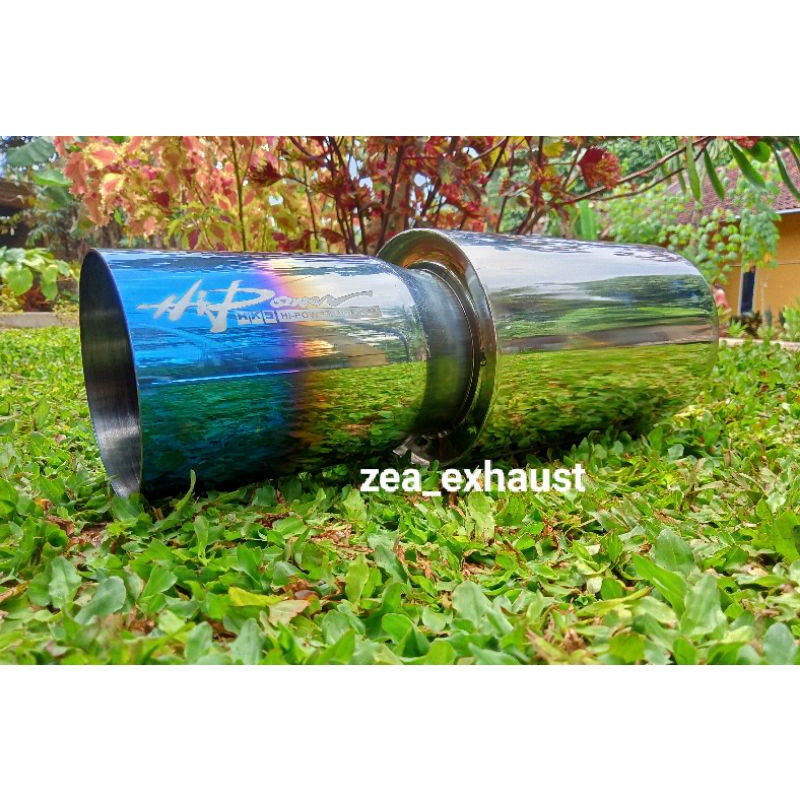 Knalpot Racing mobil HKS HI POWER BIRU / HKS RACING , agya, ayla, timor, avanza, yaris, mobilio, gra