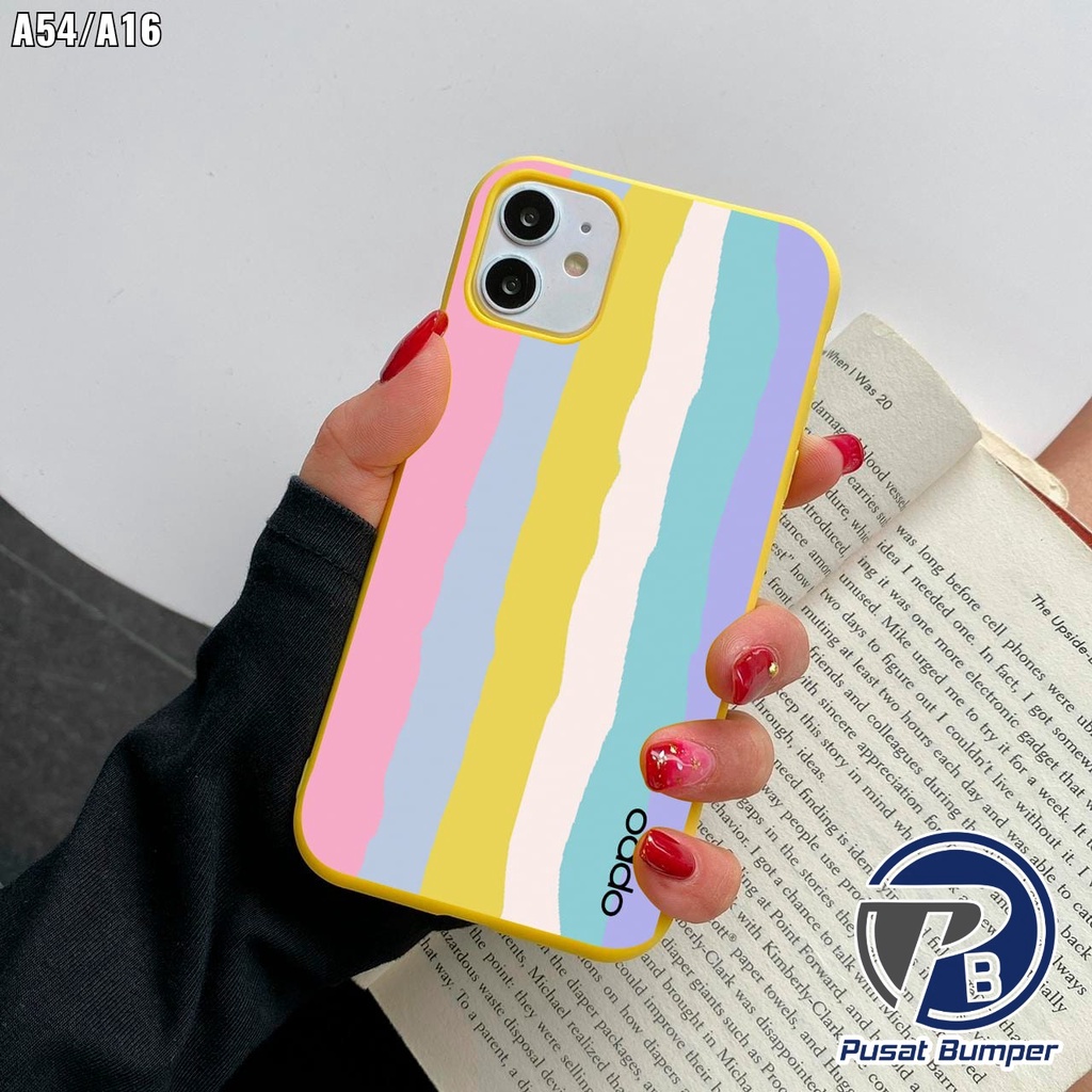 SS046 SOFTCASE RAINBOW OPPO A31 A8 A9 A5 A15 A15S A16 A52 A92 A53 A33 2020 A74 A95 RENO 4 4F 5F A54 A94 A36 A76 9i PB265-6
