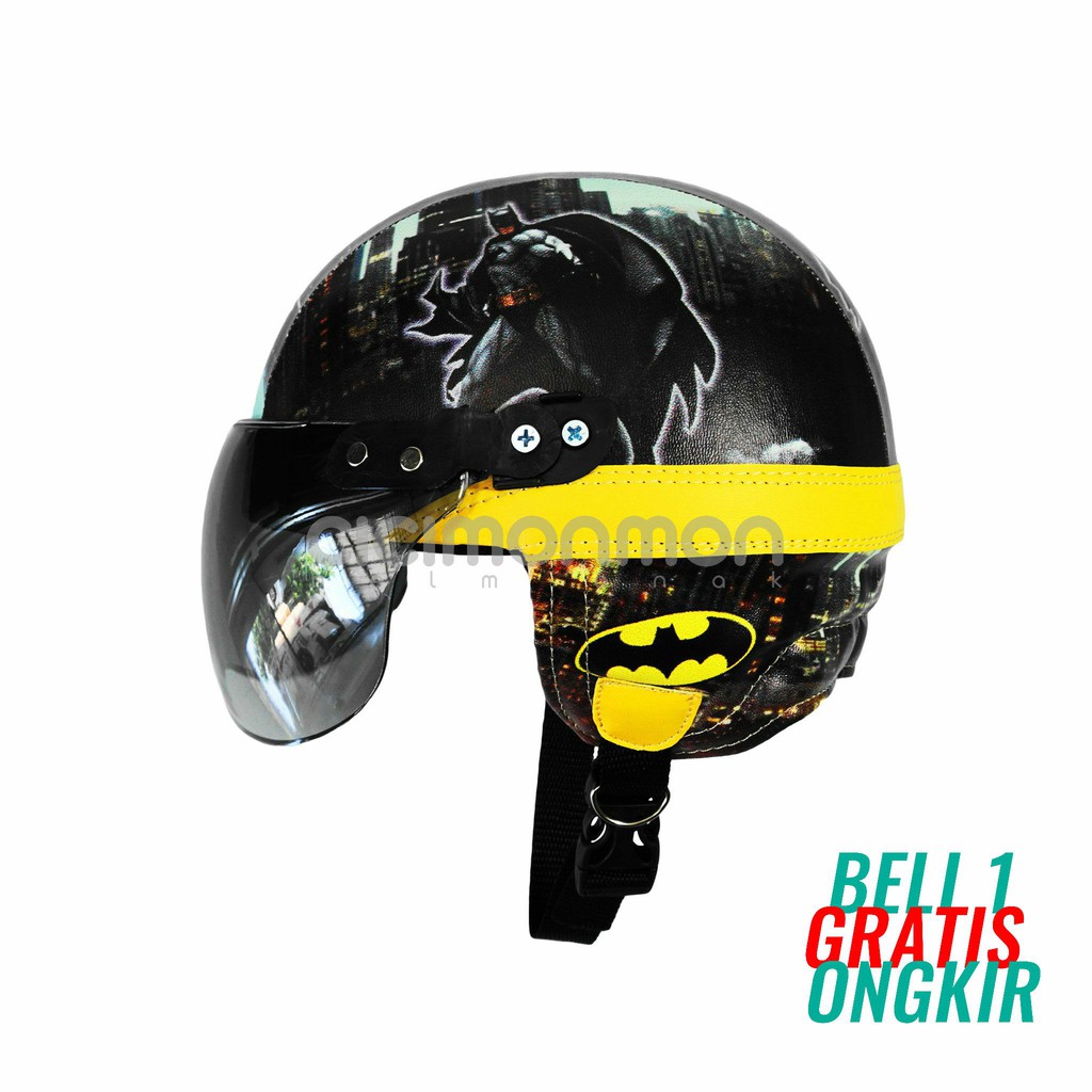 SPECIAL Helm Anak Retro Karakter Batman