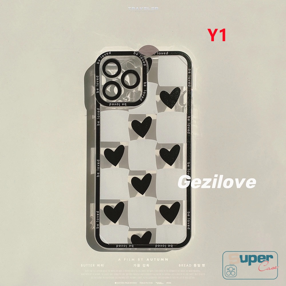 Casing Infinix Note 11 12 10 Pro Infinix Hot 12i 11s NFC 10Lite 8 10 9 12 11 Play Smart 5 6 4 Play Plus Fashion Love Heart Soft Tpu Couple Shockproof Plaid Back Full Cover