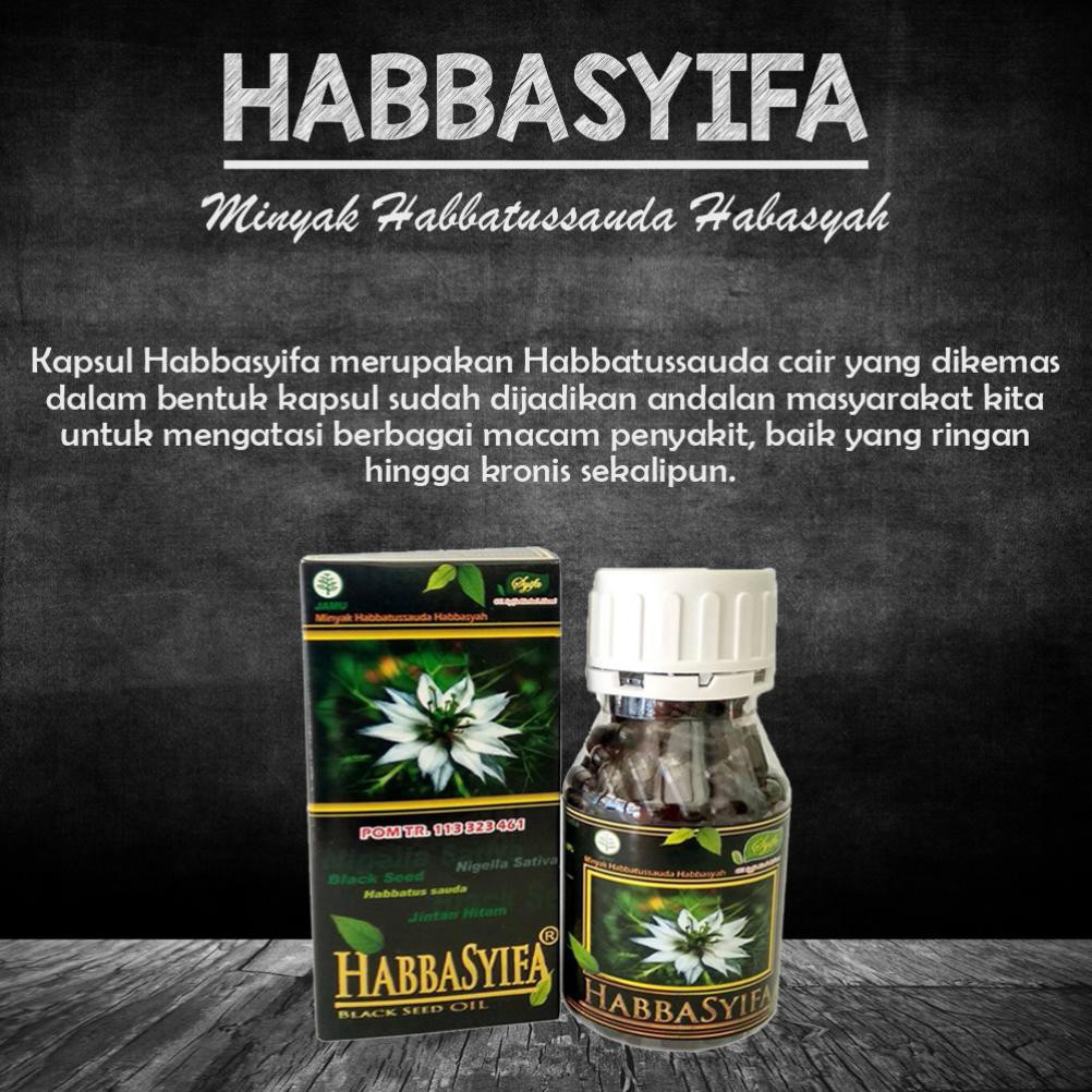 Habbasyifa OIL 200 Kapsul Minyak Jinten Hitam