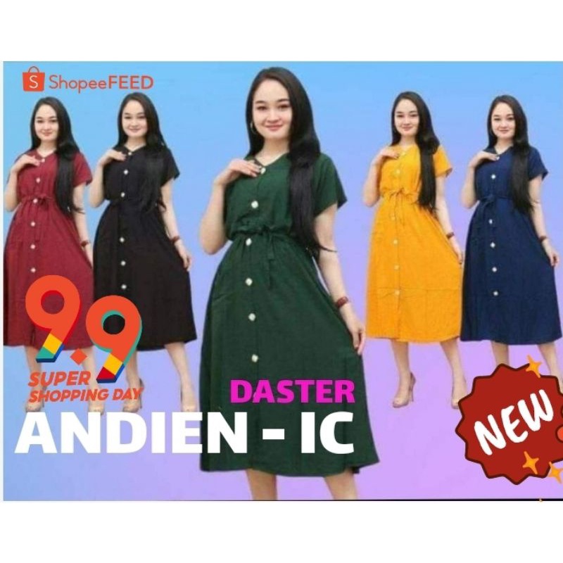 DASTER BUSUI KEKINIAN MURAH DASTER POLOS RAYON PREMIUM MODEL TERBARU FULL KANCING DEPAN AKTIF COD