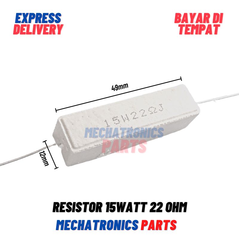 [PAS-9380] RESISTOR 15WATT 22OHM