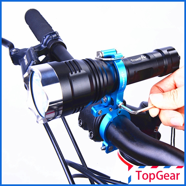 Bike Bicycle Cycling Led Flashlight Holder Front light Mount Clip Bracket NEW
