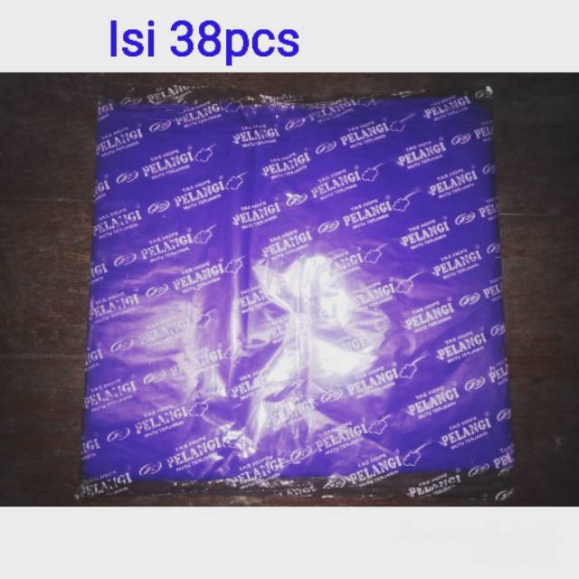 Kantong Kresek Pelangi Warna Ungu berbagai ukuran