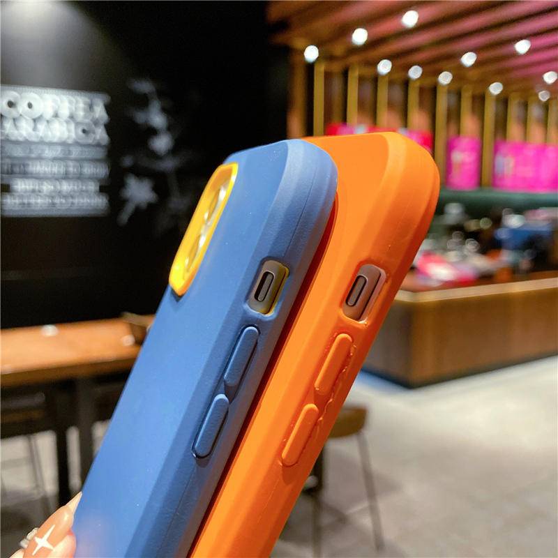 3 In 1 Case Bumper Silikon Cair Shockproof Warna Permen Cover Iphone 11 12 13 Pro Max X Xs Max