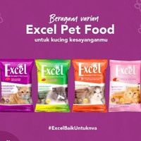 EXCEL CAT FOOD 500GR Fresh Pack /  Makanan Kucing Excel Adult, Mother &amp; Kitten 500gr