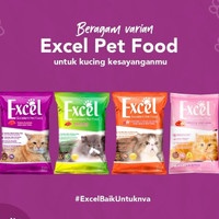 EXCEL CAT FOOD 500GR Fresh Pack /  Makanan Kucing Excel Adult, Mother &amp; Kitten 500gr