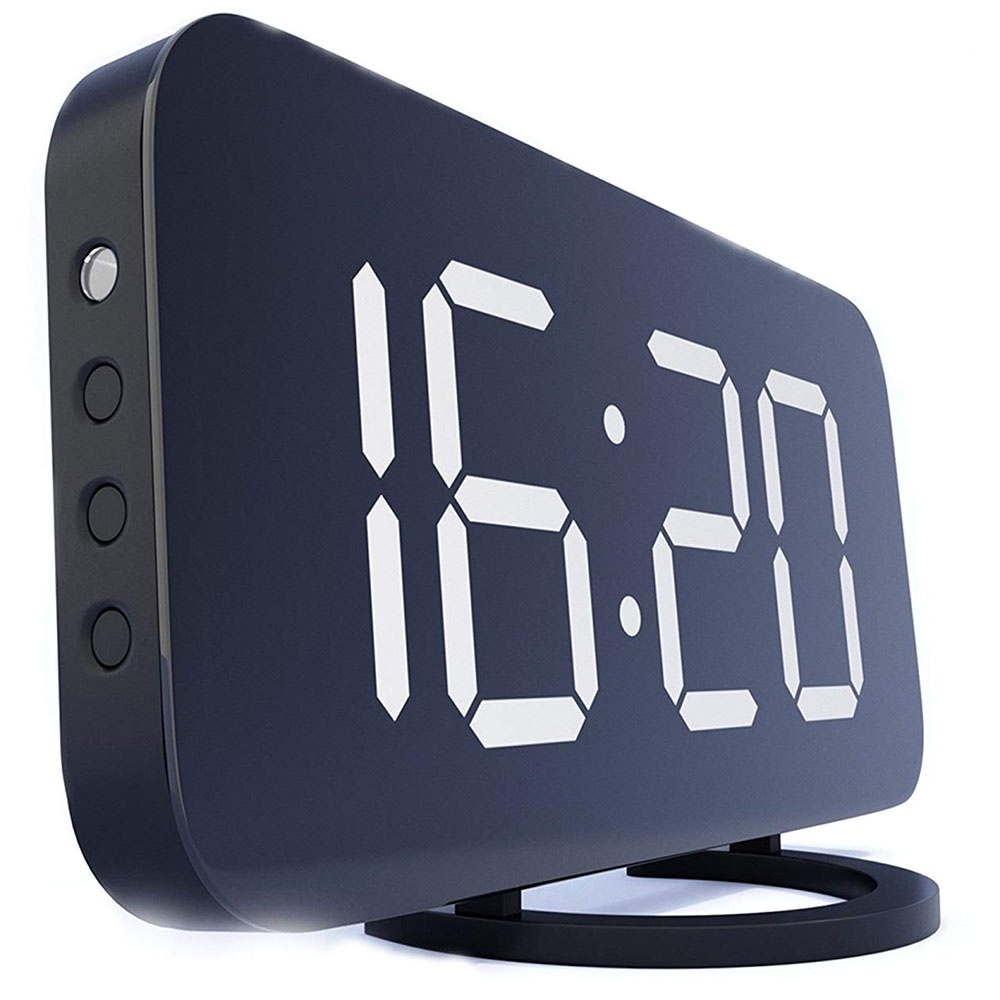 Jam Alarm Digital with Smartphone Charger 2 USB Port 2.1A - EN8813 - Black