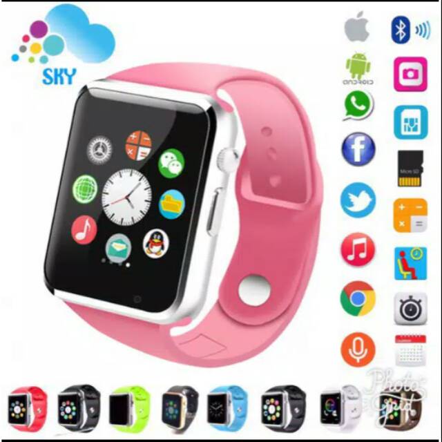 Jual smartwatch / jam tangan hp Di Lengkapi Fitur wa fb Twitter  Indonesia|Shopee Indonesia