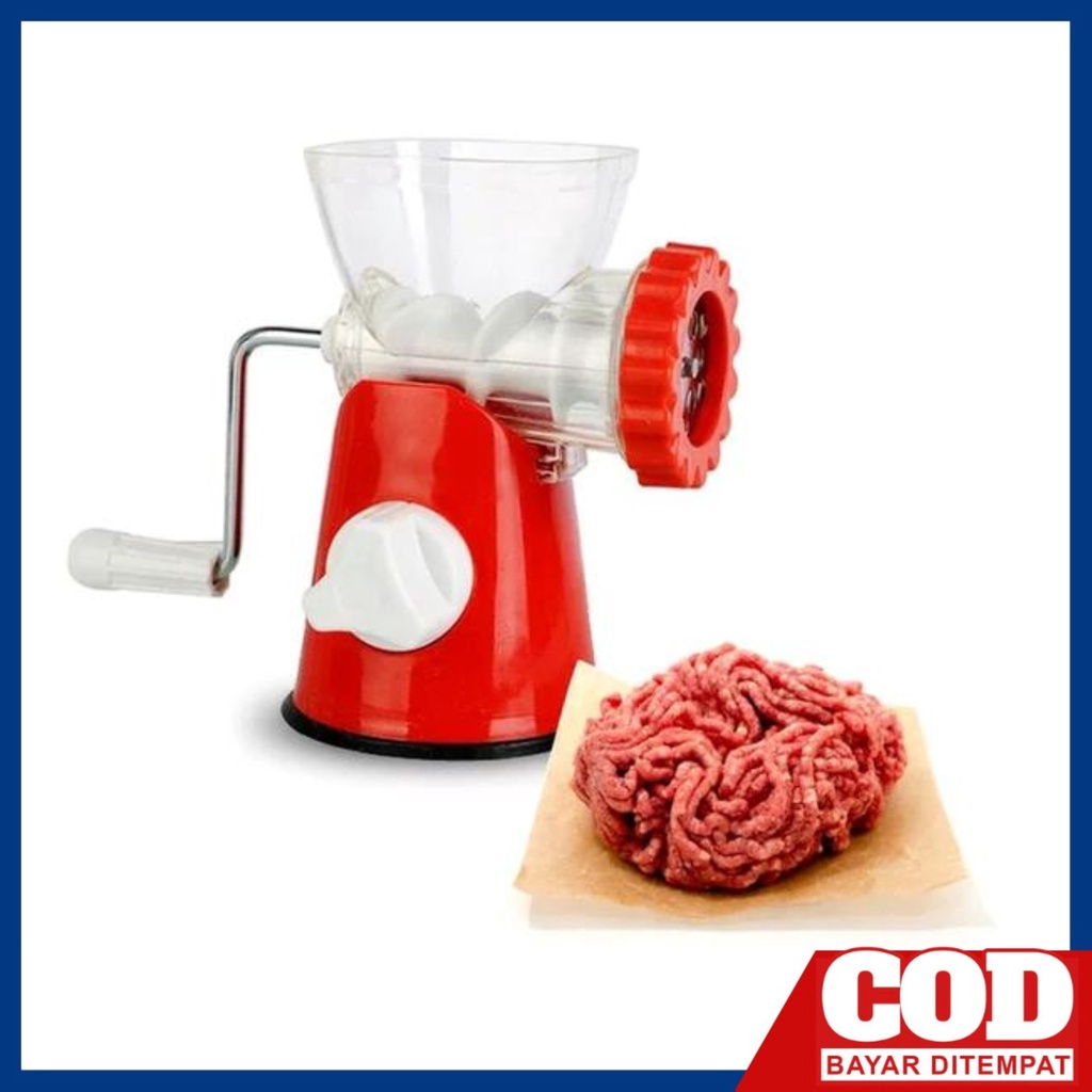 Meat Grinder Manual - Penggiling Daging - Sayuran Buah Pasta - Meat Mincer - Giling Daging