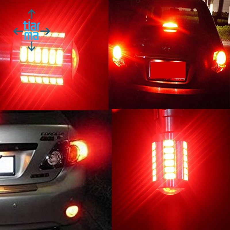 2pcs Bright White 7440 992A T20 Car Truck Backup Reverse Lights 33-SMD LED Bulbs