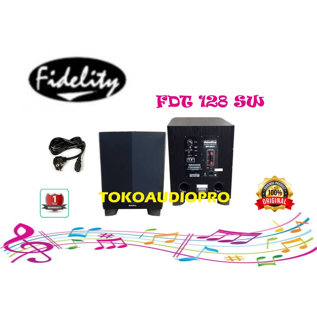Subwoofer Aktif Fidelity FDT128SW Sub Aktif 12 Inch