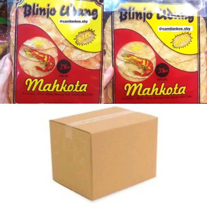 

1 Kardus Emping Blinjo Mahkota