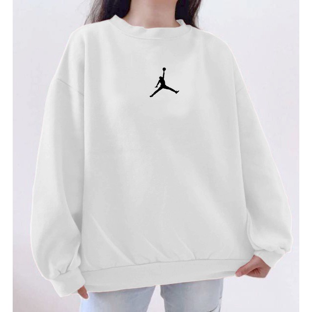 Sweater hoodie Jordan bahan fleece tebal l xl xxl switer pria distro original h & m suiter wanita st