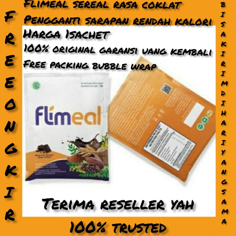 

FLIMEAL sereal pengganti sarapan rendah kalori harga 1sachet