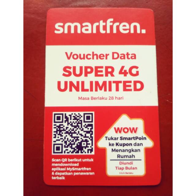 Voucher Data Smartfren Unlimited
