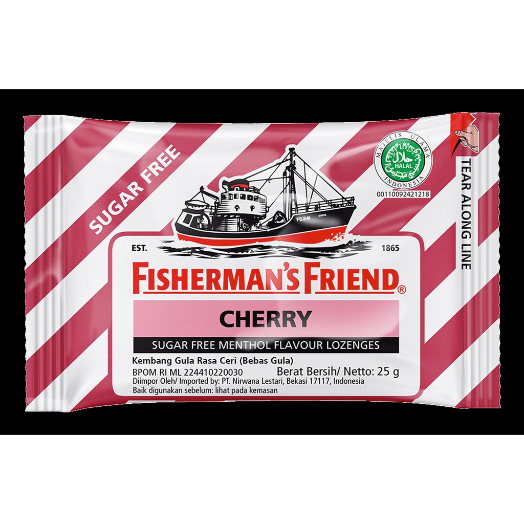 

FISHERMANS FRIEND Cherry Mint Candy 25g - Permen Menthol