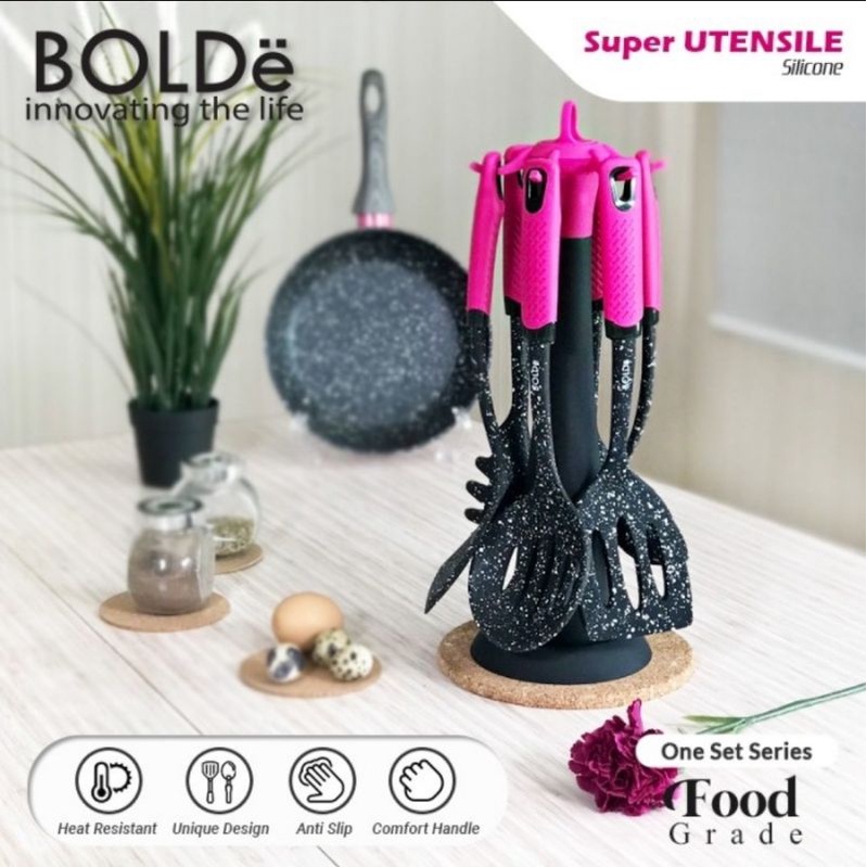 Spatula Set Silikon BOLDe - Super Utensile Silicone - Sutil - Sodet