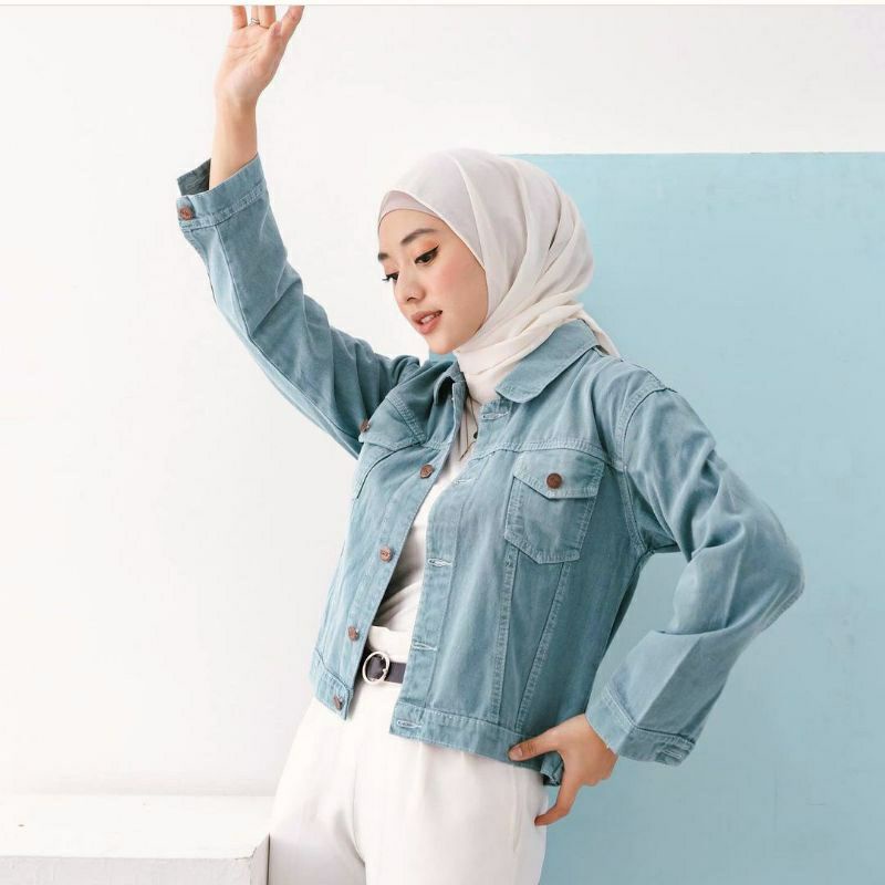 Jaket Jeans Wanita Biondy Original Product