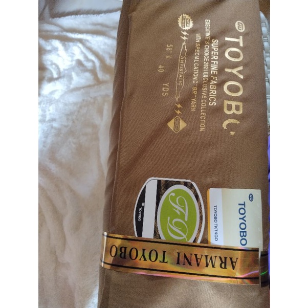 kain katun toyobo premium royal mix armani bahan seragam pemda warna khaki PDH ASN Promo Berkualitas