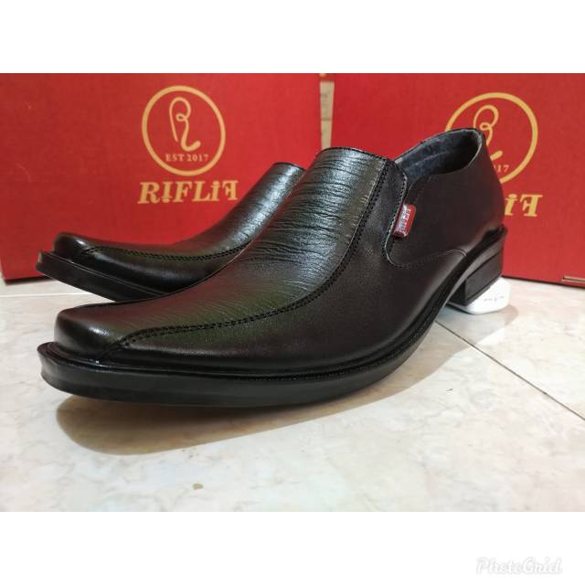 Sepatu pria kulit asli pantofel sepatu formal