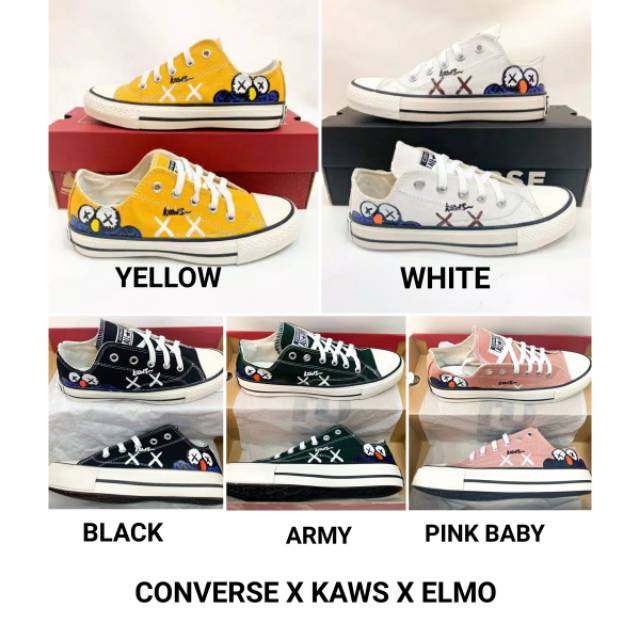  Converse  X  Kaws White Converse  JW Anderson