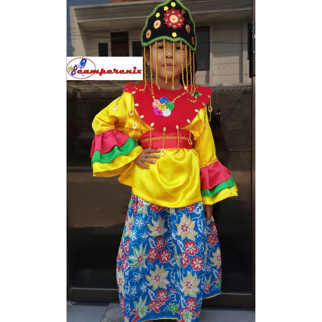 Baju Tari Saman SD Kls1 3 Adat Karnaval Kostum Tari Anak