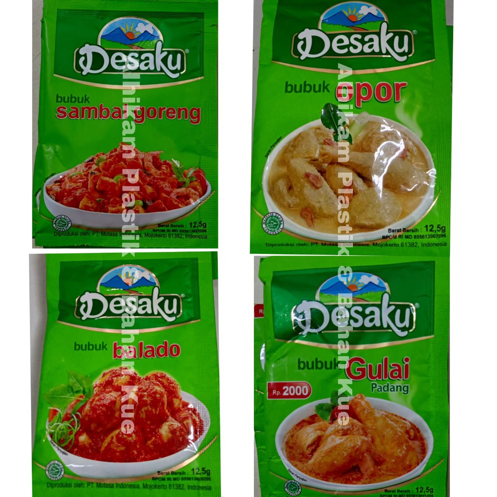 

Desaku Bumbu Gulai/Sambal Goreng/Balado/Opor Sachet 12,5gr