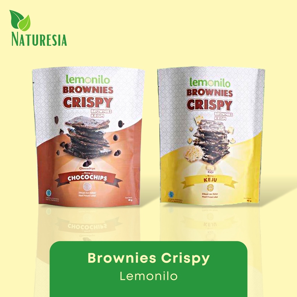 

lemonilo brownies crispy - camilan - cemilan sehat - makanan ringan - lemonilo - snack - brownies