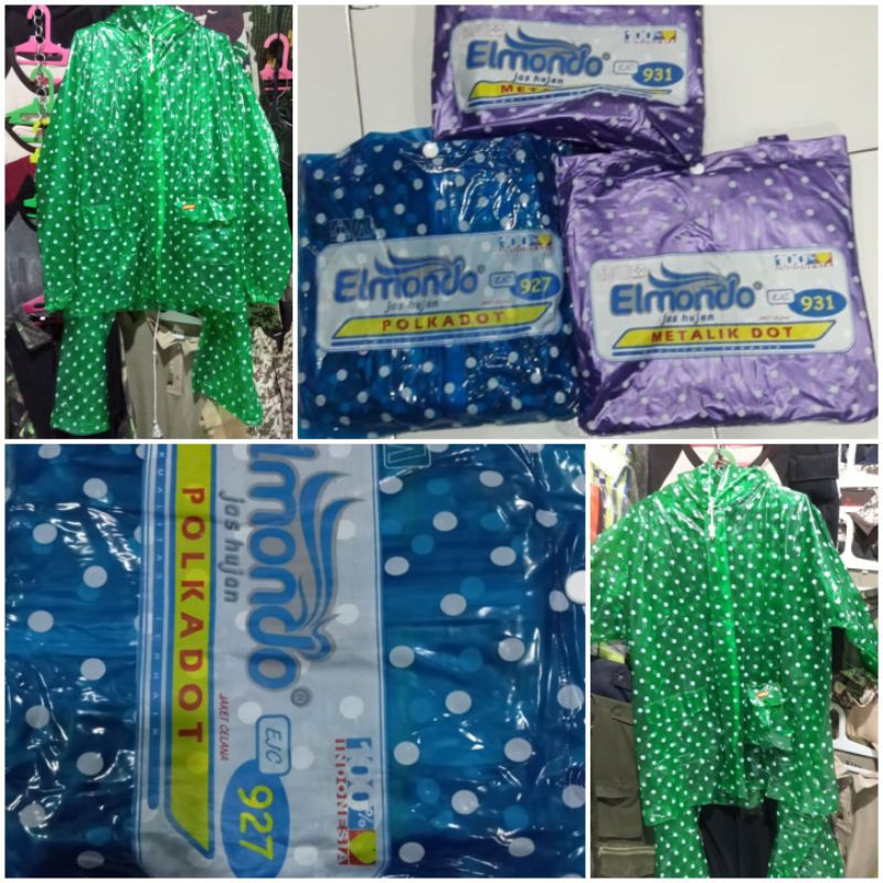 JASHUJAN/BAJUCELANA//POLKADOT//ELMONDOBAHAN KARETLENTUR///WATERPROOF