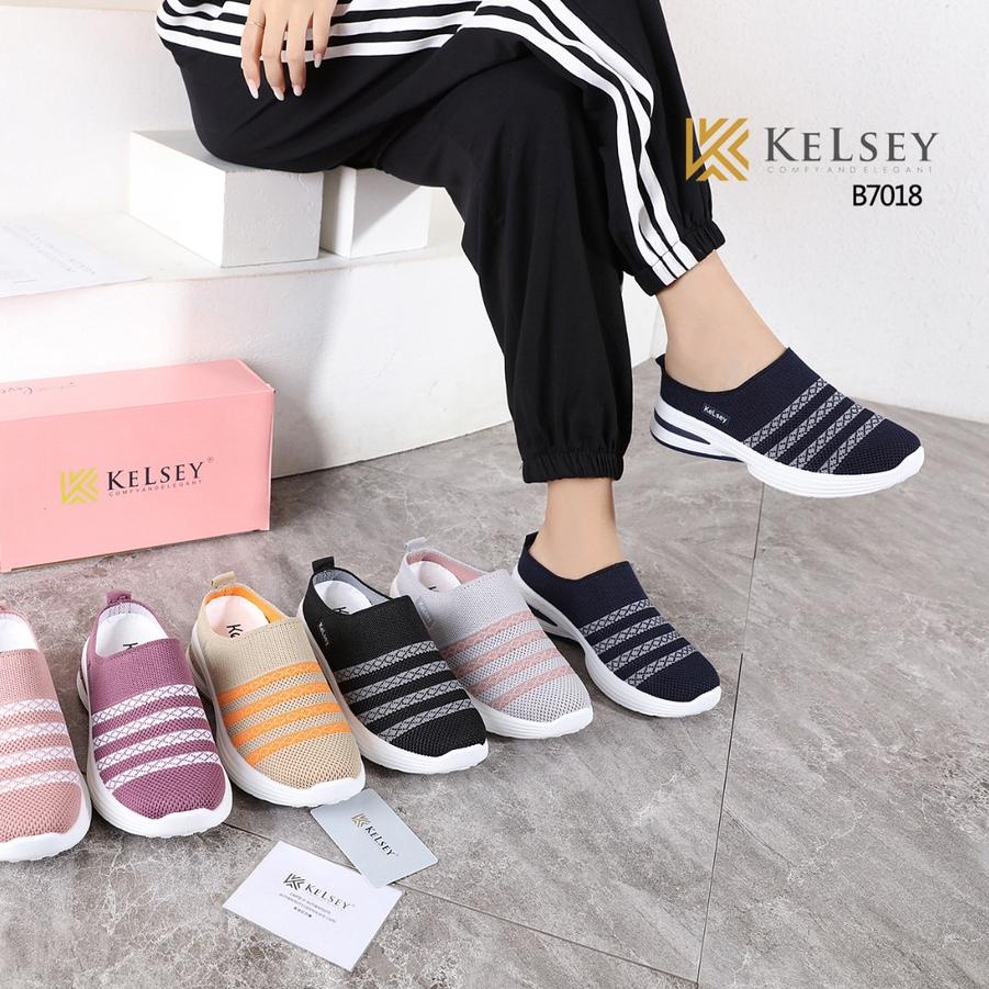 HOT SALES 9926 Sandal Wedges Wanita Kelsey B7018 Wedges Sandal Wanita Flyknit Shoes ㊤