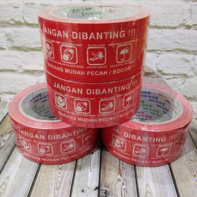 

Lakban goal tape jangan dibanting