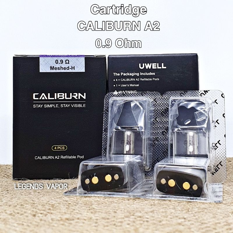 CARTRIDGE CALIBURN A2 AK2 A2S 0.9 1.2 ORIGINAL HARGA SATUAN