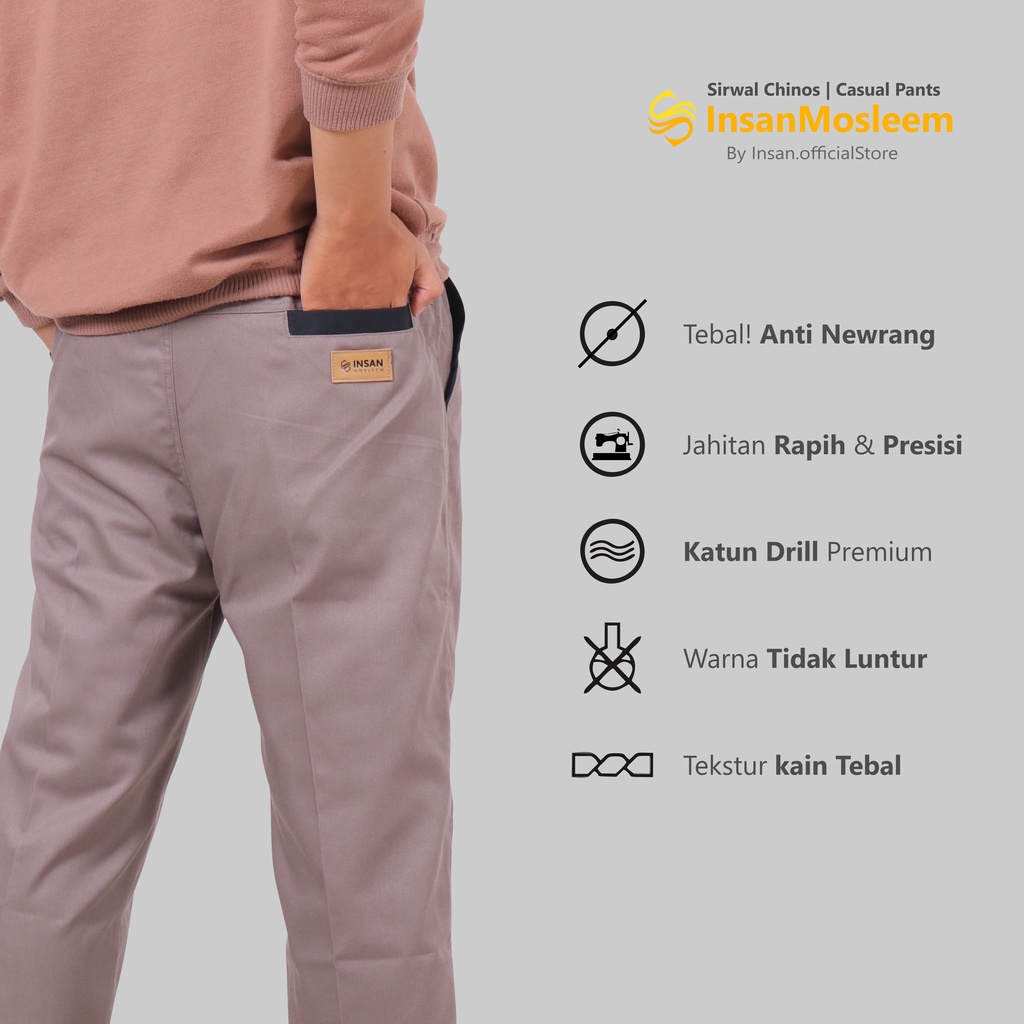 CELANA BAHAN | KERJA PRIA | SEMI-FORMAL | SIRWAL KANTOR