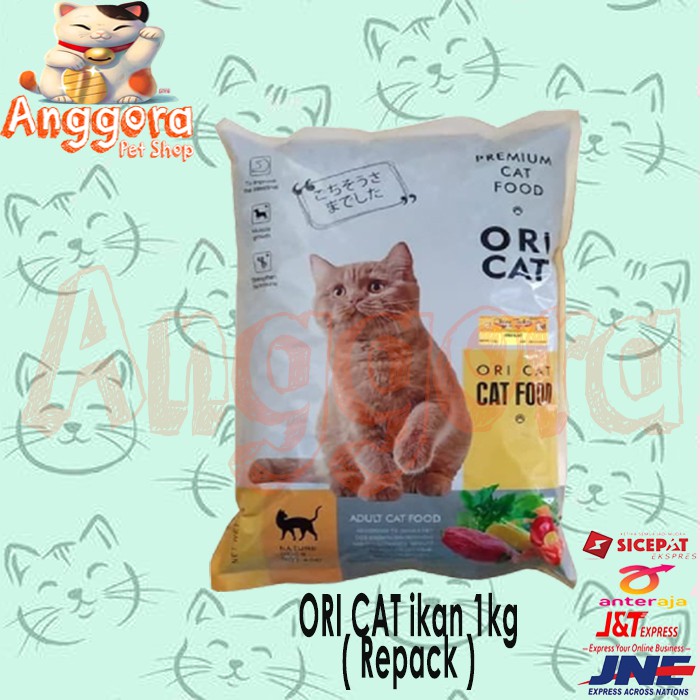 Makanan kucing murah ORI CAT 1kg ALL VARIAN