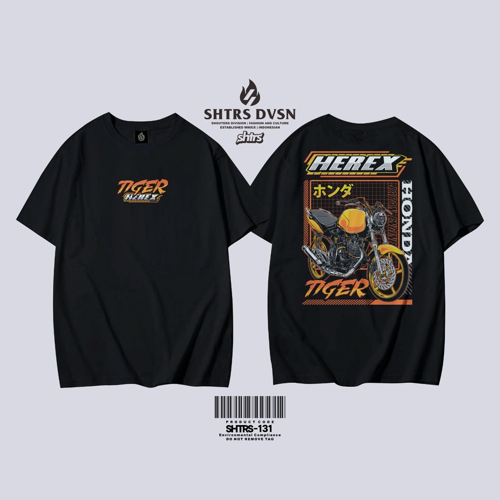 kaos TIGER 2000 HEREX kaos HONDA TIGER HEREX baju TIGER SUPERCRUISER