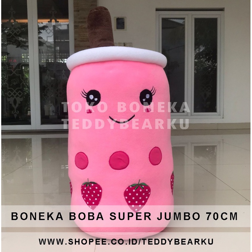 TERMURAH! BONEKA BOBA BESAR VIRAL SUPER JUMBO 70CM PRODUSEN LANGSUNG