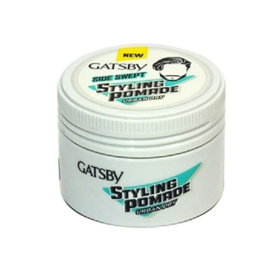 GATSBY Side Swept Styling Pomade Urban Dry 75gr BPOM Pomed Warna Rambut TERLARISS 
