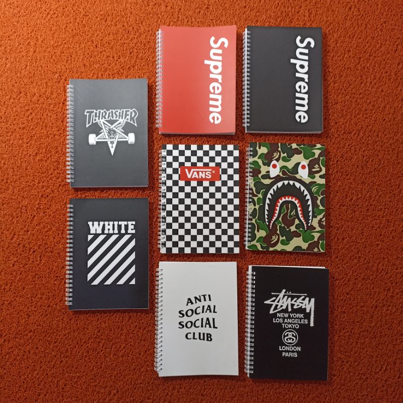 NOTEBOOK VANS / THRASHER / BAPE / STUSSY PREMIUM