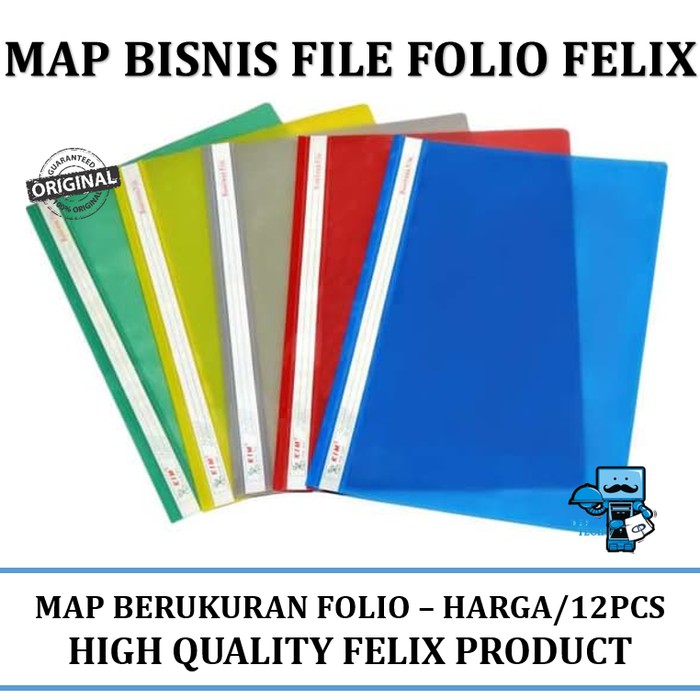 

Map Bisnis File Folio Felix (12pcs/Lusin)