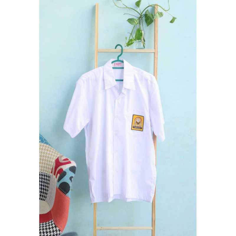 BAJU SERAGAM SMP PENDEK BIG SIZE KEMEJA SERAGAM SEKOLAH SMP PENDEK KEMEJA FORMAL KEMEJA SMP BIG SIZE