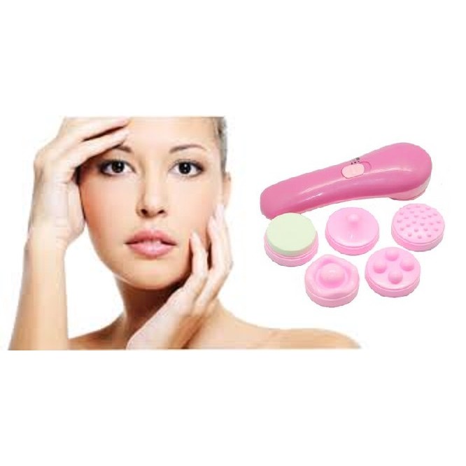 TBI SKIN RELIEF MASSAGER SET 5 HEAD  - MENGATASI KERUT &amp; MEREMAJAKAN WAJAH