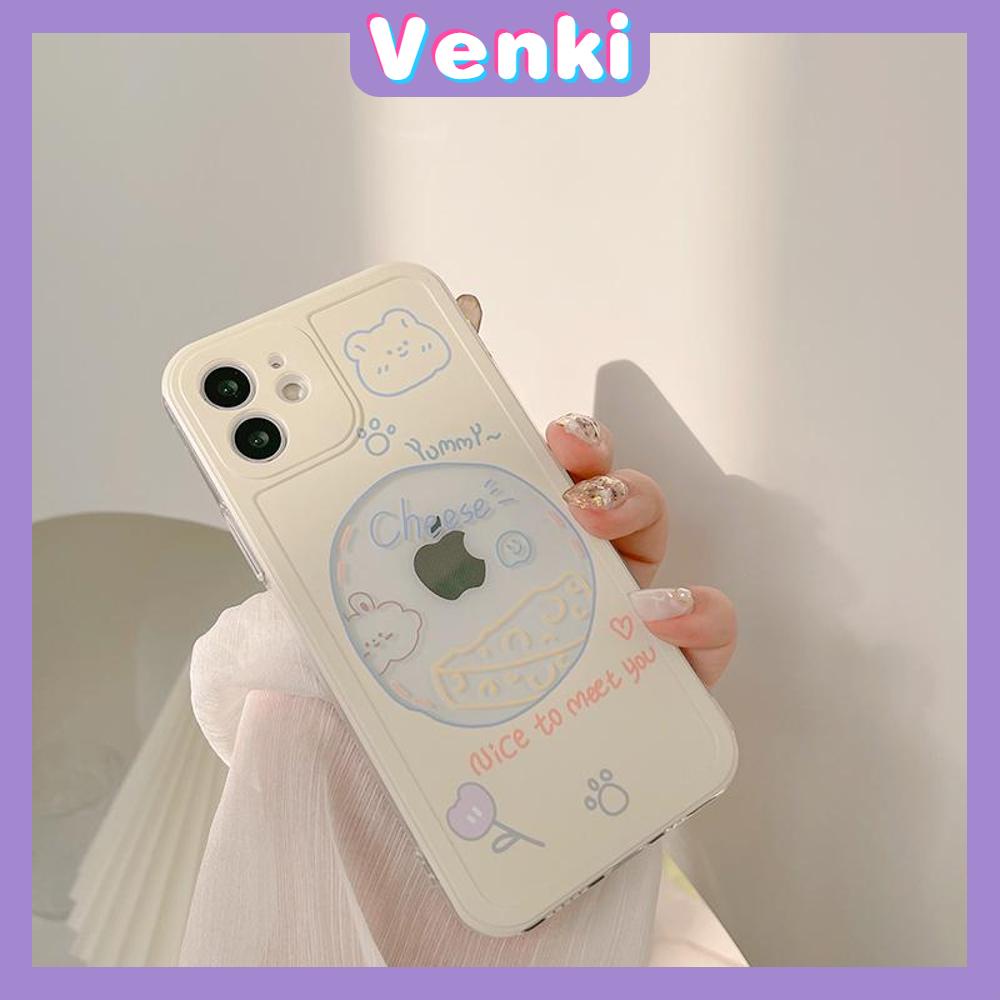 Casing Silikon Iphone 13 Pro Max 12 Pro Max 11 Pro Max 7 Plus Xr Xs Max 11 Pro Max 8 Plus Motif Beruang Keju