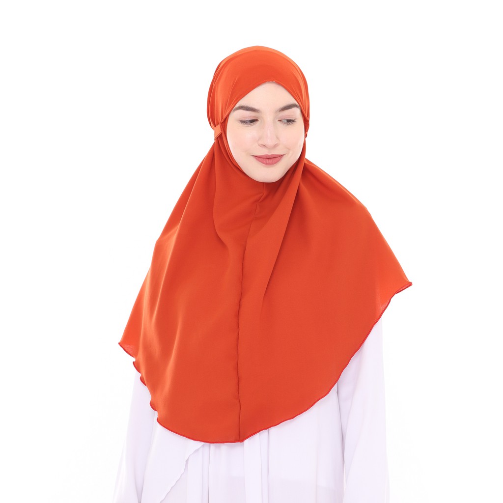 M - Size Bergo Tali Tanpa Pad/Bergo Tali Non Pet/Hijab Bergo dengan Tali tanpa Pad/Bergo Kanaya